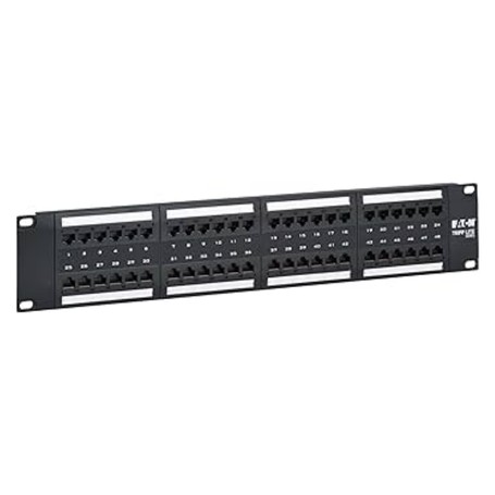Eaton N252-P48 Cat6 4PPoE 48-Port Patch Panel (N252-P48)
