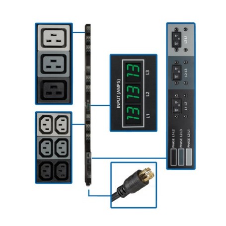 Eaton PDU3MV6L2130A Tripp Lite Series PDU 3 Phase Metered (PDU3MV6L2130A)