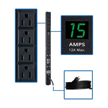 Eaton PDUMV15-24 Vertical single phase metered rack PDU (PDUMV15-24)