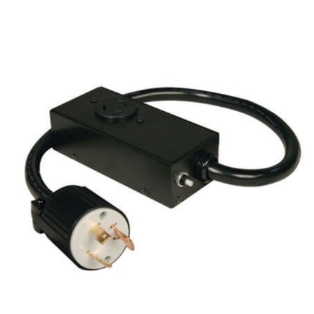 Eaton P043-002 L5-30P to L5-20R Power Extension Cord (P043-002)