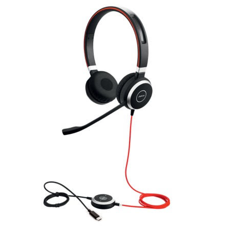 Jabra 7680440 Corded Duo USB Headset (7680440)
