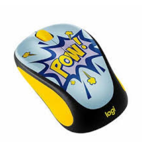 Logitech 910-006122 Design Collection Wireless Mouse Pow Pattern (910-006122)