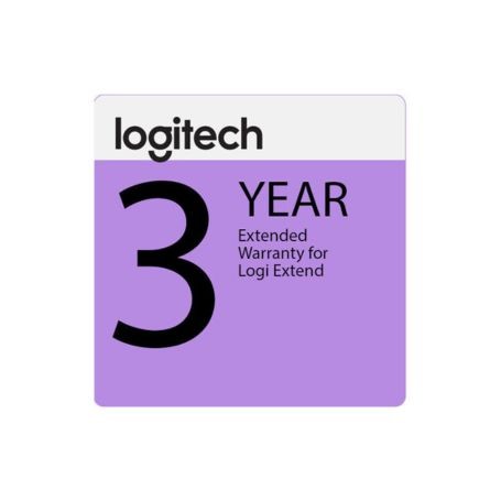 Logitech 994-000367 3 Year Extended Warranty for Medium Room Solution with Tap and Rally Bar (994-000367)