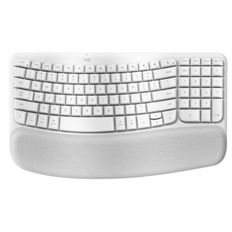 Logitech 920-012402 Wave Keys Mac Ergonomic Wireless Keyboard (920-012402)