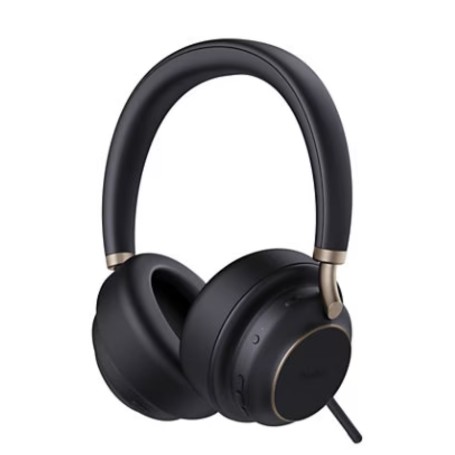 YEALINK BH76 PLUS TEAMS BLACK USB-C/A Headset Premium Stereo Bluetooth Wireless (BH76 PLUS TEAMS BLACK USB-C/A)