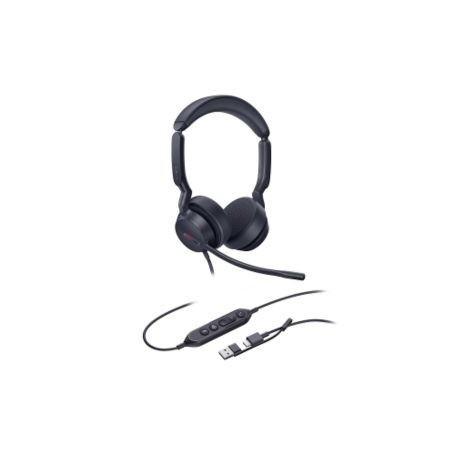 Yealink UH44 Dual UC USB C A  Wired UC Headset (UH44 DUAL UC USB-C/A)