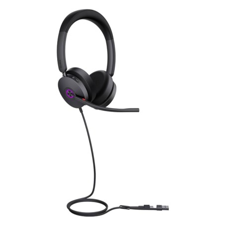 Yealink UH48 Dual Teams USB-C/A Wired UC Stereo Headset (UH48 DUAL TEAMS USB-C/A)