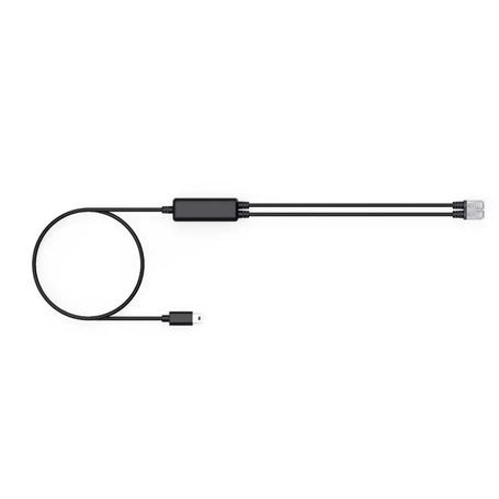 Yealink Telephone Cable for WH64 WH65/WH68  Telephone Interface Cable (TELEPHONE CABLE FOR WH64/WH65/WH68)