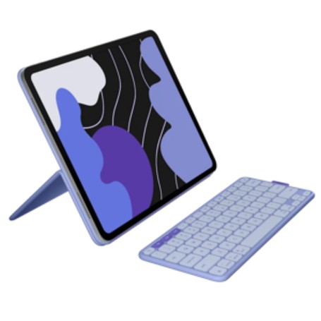 Logitech 920-013826 Flip Folio for 13-inch iPad Air/Pro (Lilac) (920-013826)