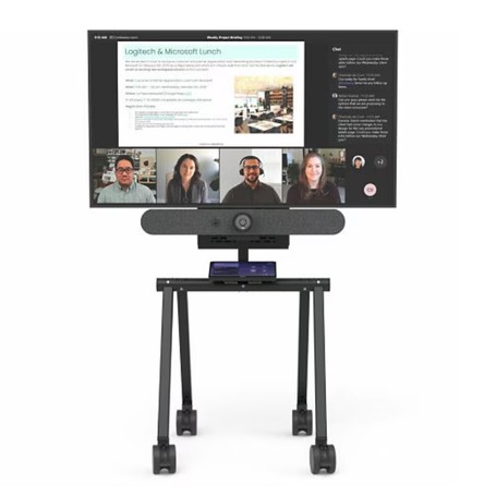 Logitech EXPRBMHERSTANDA Rally Bar Mini Heckler Rolling Stand for MTR-A (EXPRBMHERSTANDA)
