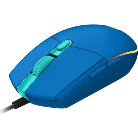 Logitech 910-005792 G203 Lightsync Blue Wired Gaming Mouse (910-005792)