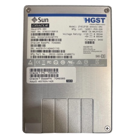 Oracle 7050567 200GB 2.5 SAS Enterprise SSD Solid State Drive (7050567)