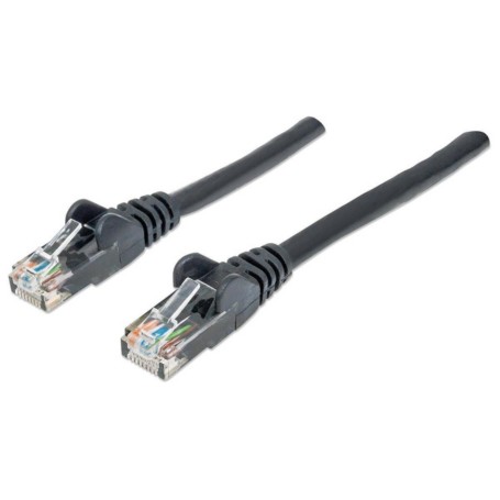 Intellinet 343312 Cat6 U/UTP Network Patch Cable 0.3 m Black (343312)