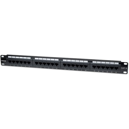 Intellinet 520959 Cat6 24-Port UTP Patch Panel (520959)