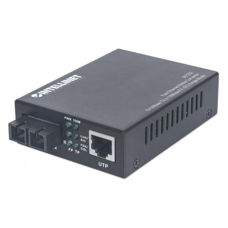 Intellinet 507332 Fast Ethernet Single-Mode Media Converter (507332)