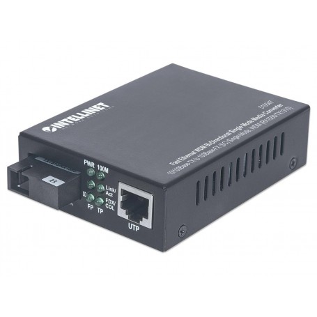 Intellinet 510547 Fast Ethernet WDM Bi-Directional Media Converter (510547)