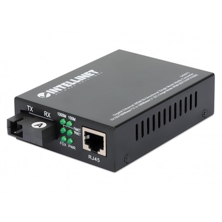 Intellinet 545075 Gigabit Ethernet WDM Bi-Directional Media Converter (545075)