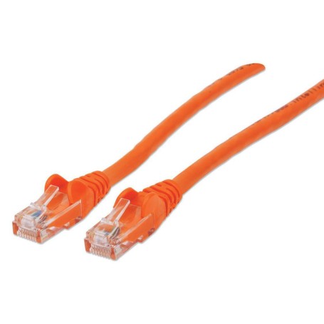 Intellinet 347518 Cat6 UTP Network Patch Cable Orange (347518)