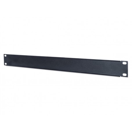 Intellinet 712675 19" Blank Panel, 1U, Black (712675)