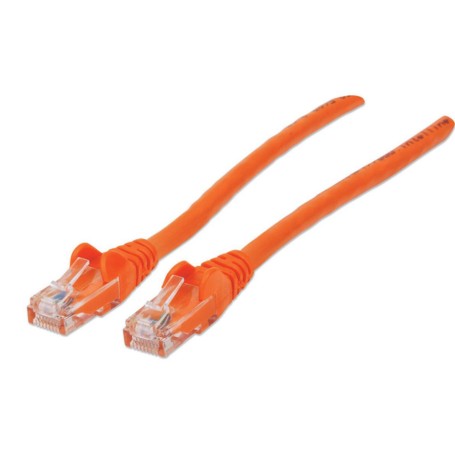 Intellinet 342247 Cat6 UTP Network Patch Cable Orange (342247)