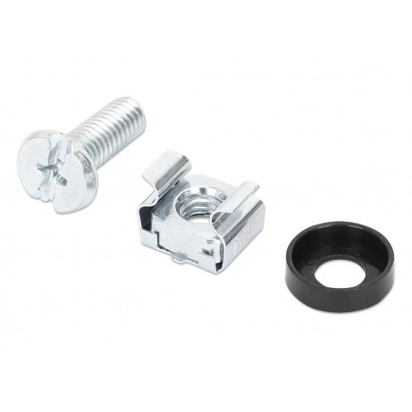 Intellinet 711081 50-Piece M6 Cage Nut Set (711081)