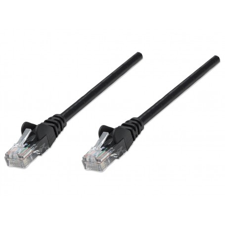 Intellinet 740005 Cat5e UTP Network Patch Cable Black (740005)