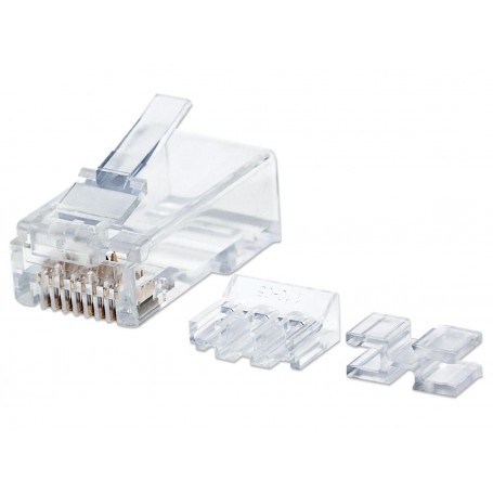 INTELLINET 790536 80-Pack Cat6 RJ45 Modular Plugs Pro Line (790536 )