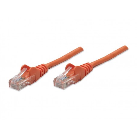 Intellinet 740067 Cat5e UTP Network Patch Cable Orange (740067)