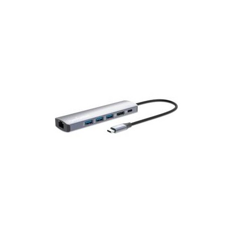 INTELLINET 153959 USB-C 6-in-1 Docking Station (153959 )