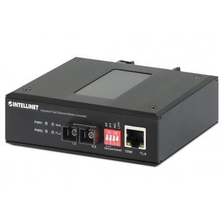 Intellinet 508964 Industrial Fast Ethernet Media Converter (508964)