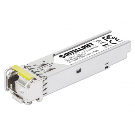 Intellinet 508599 Gigabit Fiber WDM Bi-Directional SFP Optical Transceiver Module (508599)