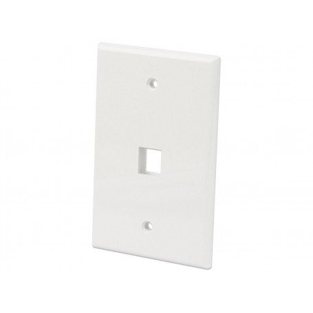 INTELLINET 772563 1-Outlet Oversized Keystone Wall Plate (772563)