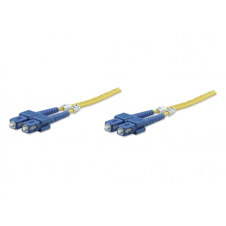 Intellinet 470629 Fiber Optic Patch Cable OS2 SC to SC Duplex Single Mode (470629)