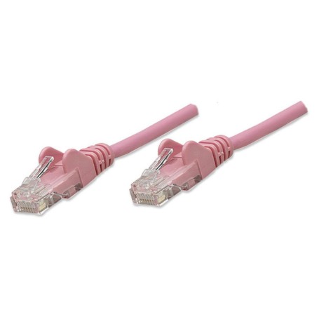 Intellinet 392822 Cat6 UTP Patch Cable 15 m (50 ft.) Pink (392822)