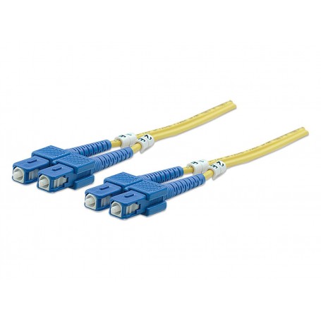 Intellinet 470636  Fiber Optic Patch Cable OS2 SC to SC Duplex Single-Mode (470636)