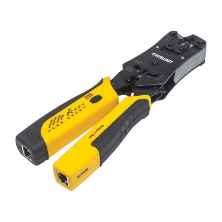Intellinet 780124 Universal Modular Plug Crimping Tool and Cable Tester (780124)