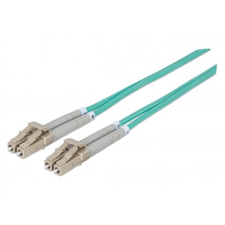 Intellinet 750080 Fiber Optic Patch Cable OM3 LC to LC Duplex Multimode (750080)