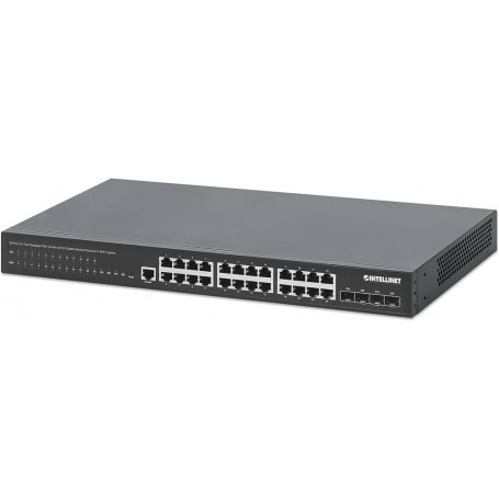 INTELLINET 561846 28-Port L2+ Fully Managed PoE+ Switch (561846 )