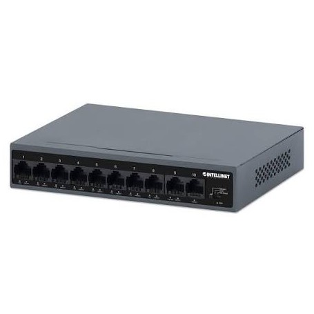 INTELLINET 562102 10-Port PoE+ Switch (562102 )