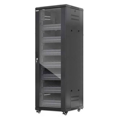 INTELLINET 716246 Pro Line 37U Network Cabinet with Integrated Fans