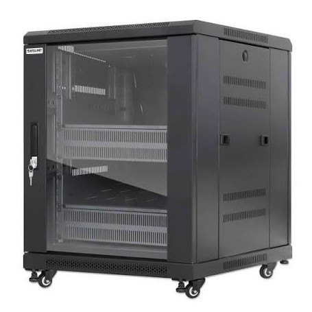 INTELLINET 716215 Pro Line 12U Network Cabinet with Integrated Fans (716215)