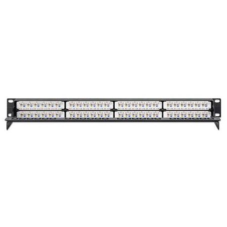 INTELLINET 721066 Cat6 48-Port Patch Panel, 1U (721066 )
