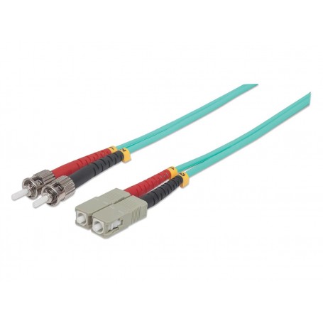 INTELLINET 751445 3 m ST to SC UPC OM3 MM Fiber Optic Patch Cable (751445)