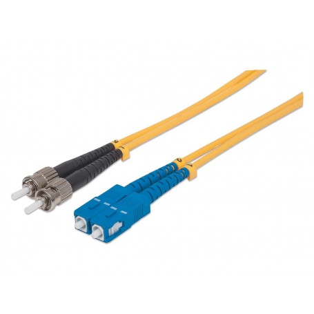 INTELLINET 751322 2 m ST to SC OS2 SM Fiber Optic Patch Cable (751322)
