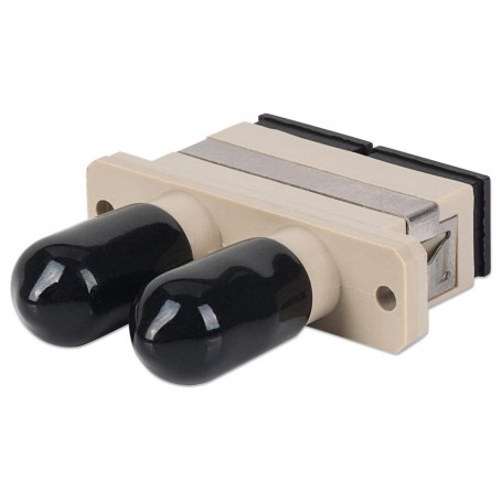 INTELLINET 760720 SC to ST Multimode Duplex Fiber Adapter (760720 )