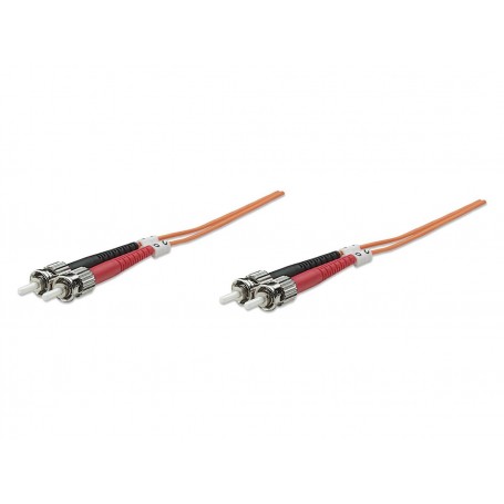 INTELLINET 751223 30 m ST to ST OM1 MM Fiber Optic Patch Cable (751223 )
