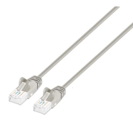 Intellinet 745772 Cat6a U UTP Slim Network Patch Cable Gray (745772)