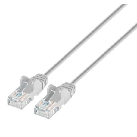 Intellinet 745697 Cat6 U UTP Slim Network Patch Cable Gray (745697)