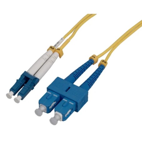 Intellinet 760782 8 m LC to SC UPC Fiber Optic Patch Cable Yellow (760782)
