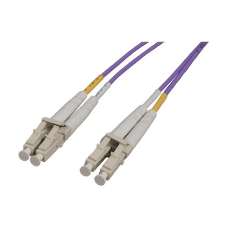 Intellinet 752329 Fiber Optic Patch Cable 12 m LC to LC UPC OM4 Multimode (752329)